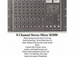 Ibanez 8 Channel Mixer RM80