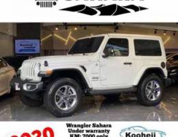 Jeep Wrangler *Sahara * 2020 *Under warran...