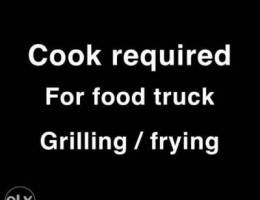 wanted part time chef for grilling frying ...