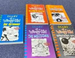 Diary of a Wimpy kid- 5 books (new) great ...