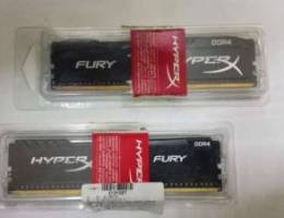 kingston hyperx fury ram 2 pieces(8X2) for...