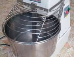 Spiral dough mixers with rotating bowl.