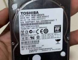 Toshibaa Hdd 750gb hard disk 2.5inch