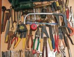 Various hand tools