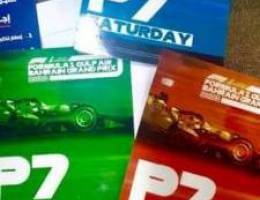 Two F1 TICKETS ( main grandstand with park...