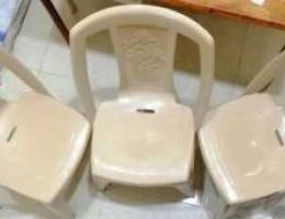 Plastic chair 3pcs