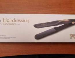 Hairdressing straightener/curly