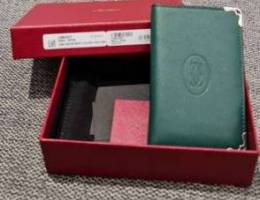 Cartier Card holder .. green hard to find