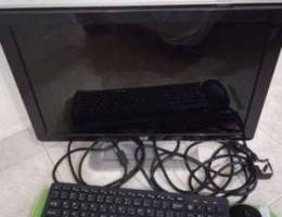 Monitor keyboard and phone