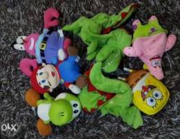 Stuffed toys and hand puppets