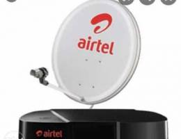 Airtel dish and raciver and remote very ch...