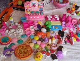 Girls kitche sets and makeup set doctor se...