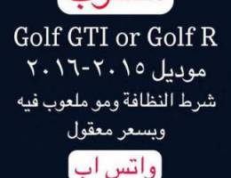 Wanted Golf GTI or R