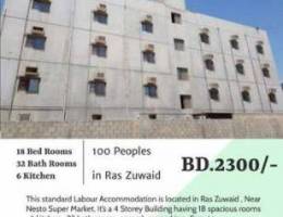 Labour Accommodation for Rent in Ras Zuwai...