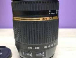 Tamron zoom lens 18-270mm for canon with s...