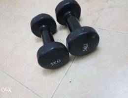 Dumbbells 5KG pair - best offer