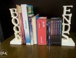 Enamel Words Book Ends