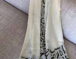 Cashmere Shawl arabic calligraphy