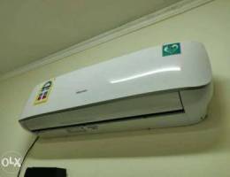 Hisense AC 2 tone with 8 meter copper