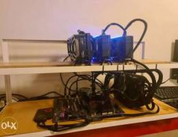 Mining Rig Setup For Sale 1 month used