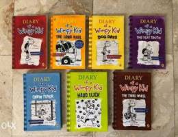 7 Diary of the Wimpy Kids books (SALE)