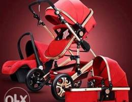 Cheap folding stroller baby pushchair 3 in...