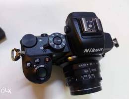 nikon z50 with 35 1.6 manual lens