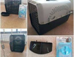 Small dog/cat kennels x 2 with accessories...