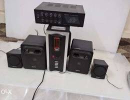 Woofer with four sony speaker &Amplifire