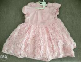 9-12 months pink Rosetta dress