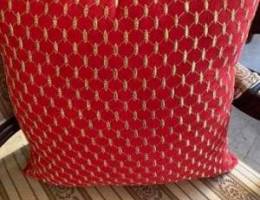 Red Pillows: 16cm square