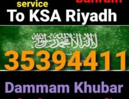 Transport 24 H service to KSA Riyadh Damma...