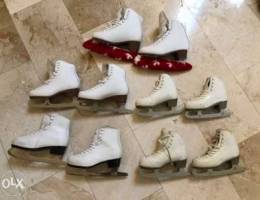 White Ice Skates/ Figure Skates