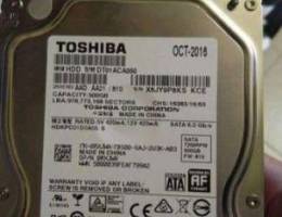 TOSHIBA HDD internal 500GB-2016