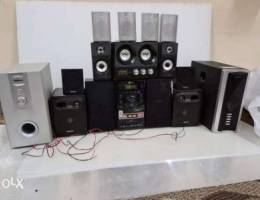 Three woofers 12 speakers one player speci...