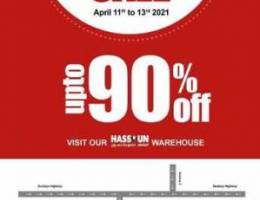 Warehouse sale