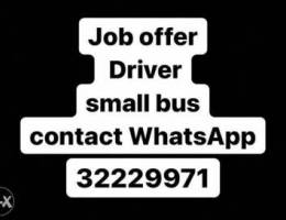 job offer Driver