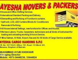Ayesha Movers and Packers in Bahrain