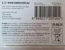 Energizer branded AA1 batteries