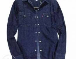 Levi's denim western shirt long sleeve shi...