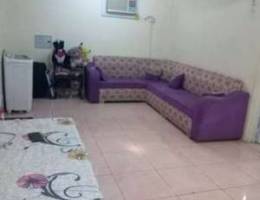 one bedroom semi furnished flat