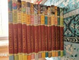 Collection of 15 books of CHILDCRAFT.