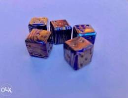 Mokuti Hand Made dice overall length 16 MM...