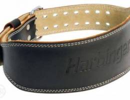 Gym Leather Belt 4 Padded (Harbinger) (Siz...