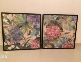 Floral paintings