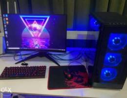 gaming pc with monitor