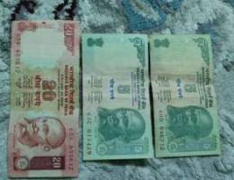 Old Indian currency.