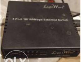 Lightwave 5 port switch