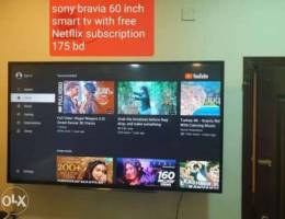 Sony bravia 60 inch smart tv very good con...