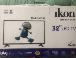 Ikon 32â€ LED TV and AIRTEL Reciever